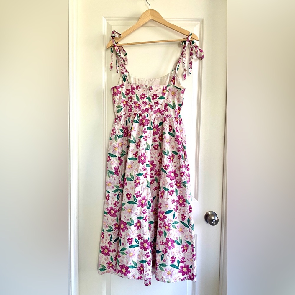 Lush Pink Floral Maxi Dress - Picture 6 of 6